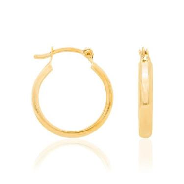 Imagem de BRINCO ARGOLA NO FORMATO REDONDO.MED. 1,8 CM DIÂMETRO Brinco feminino 