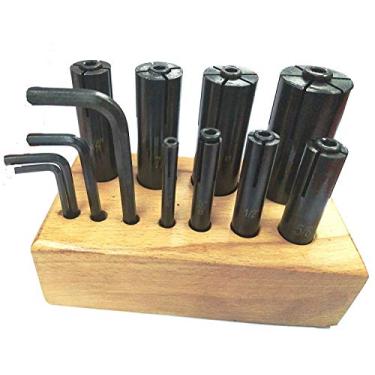 Imagem de Conjunto de 8 peças de moldura expansível à mão de qualidade ADI – Tamanhos de 1/4" a 1-1/4" Ferramentas de engenharia de precisão Acessórios para utensílios de mesa rotativa Vice Vise