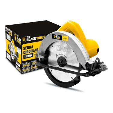Imagem de Serra Circular Profissional The Black Tools Btc1000 7.1/4 Pol. 185mm 1100w 50hz/60hz Com Disco Madeira