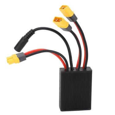 Imagem de Bateria dupla módulo paralelo adaptador alta potência XT60H interface 20V a 72V 30A dupla bateria descarga conversor para bicicleta elétrica leve durável ABS Metal construção