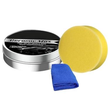 Imagem de Cera Cerâmica Para Carro,Cuidado Polimento Pintura Automóvel Revestimento Cerâmico | Pasta Removedora de Riscos Restauradora de Pintura Para Camião Para-brisas Garagem Ciclomotor Motocicleta