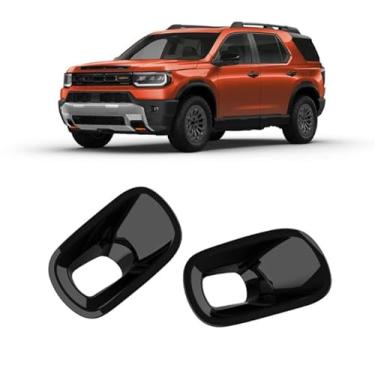 Imagem de Luyhok Capa de farol de neblina frontal para Honda Passpost Acessório de carro ABS Auto 2025 2024 (fibra de carbono)