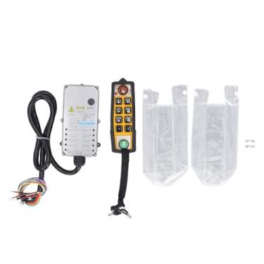 Imagem de Wireless Crane Remote Control Industrial Waterproof Shockproof 6 Direction Botões Hoist Kit Controle Remoto com 100M Faixa Indicador LED para Guinstes Transportadores CNC Máquinas