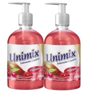 Imagem de Kit 2x Sabonete Líquido Unimix Pitanga 500ml – Energia da natureza com perfume marcante e cuidado diário