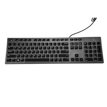 Imagem de Capa de teclado de silicone ultrafina para teclado Dell KM636 KB216 -, Preto