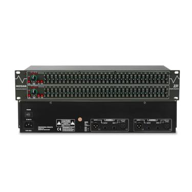 Imagem de MIZISNR Equalizador gráfico estéreo de 31 bandas para áudio doméstico, equalizador profissional de DJ de canal duplo (EQ-321)