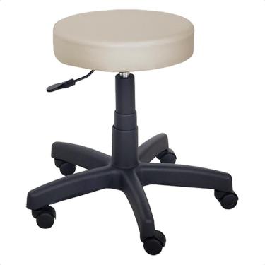 Imagem de Cadeira Mocho Banqueta Giratória com Rodízios e Pistão a Gás