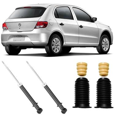 Imagem de 2 Amortecedor Gol G5 G6 G7 2010 a 2020 Traseiro Nakata e Kit