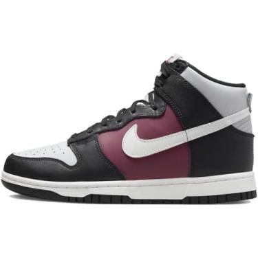 Imagem de Nike Tênis feminino Dunk High, Preto, branco, marrom, jacarandá, platina pura, 34