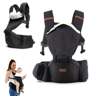 Imagem de Canguru Ergonômico para Bebê Close 5 em 1 Infanti Preto