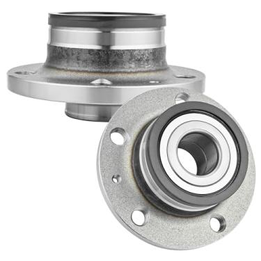 Imagem de JLEO 512319 (par) Rolamento de roda traseira e conjunto de cubo para Volkswagen Jetta 2005-2018, para VW Passat/CC/GTI/Golf/Eos/Beetle/Tiguan/Arteon, para Audi TT/Q3 2008-2010