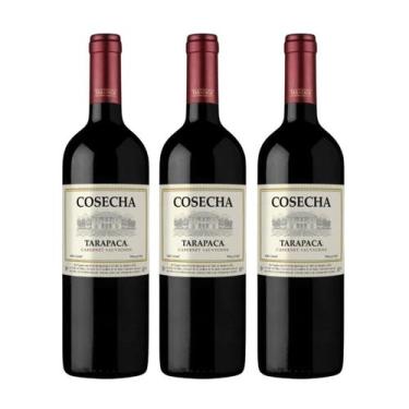 Imagem de Kit 3 Vinhos Tinto Tarapacá Cosecha Cabernet Sauvignon 750ml
