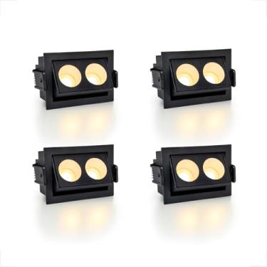 Imagem de 4 Mini Spot Downlight Embutir Led Foco Móvel Pontual Bet95