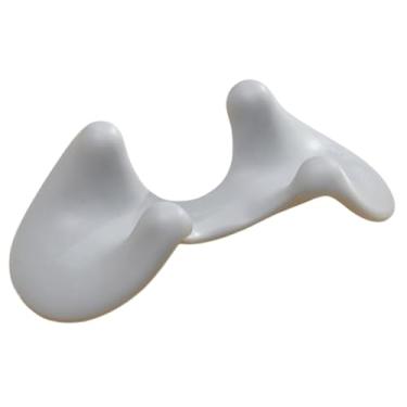 Imagem de Generic Almofada de ombro para pescoço, relaxante de pescoço, máquina de massagem manual, almofada para cervical, dispositivo cervical para trabalho, academia, Cinza