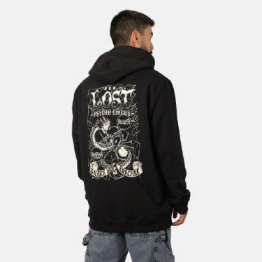 Imagem de Moletom Canguru Lost Psycho Circus Snake, G