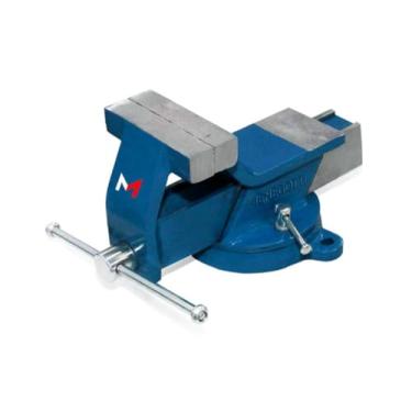 Imagem de Morsa de Bancada Menegotti Nº 6 – 150mm | Base Giratória, Bigorna Integrada, Corpo Reforçado | Uso Semiprofissional e Profissional