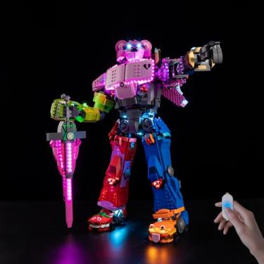 Imagem de Nitemode LED Light Kit Compatible with Lego 77078, Upgraded Fortnite Mecha Team Leader Models Set Lighting Accessories,No Model(Brightness Adjustable)