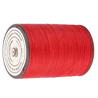 Imagem de RiToEasysports Artesanato -Strick -Fio de Cera Craft Forte 0,45 Mm Costura para Sapatos e Bolsas de Couro, 160 M/roll (049 Big Red)
