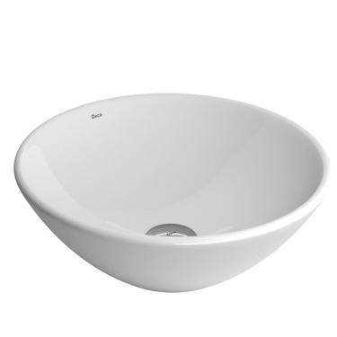 Imagem de Cuba Apoio Redonda Branca 350mm - L.155.17 - Deca Cuba Apoio Redonda 35cm Branca L.155.17 Deca