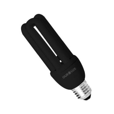 Imagem de Lâmpada Fluorescente 3U 20W 127V Luz Negra Ourolux