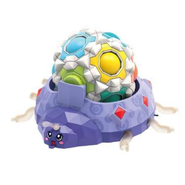 Imagem de Brinquedo de rotação na ponta dos dedos Seven Star Ladybird com luz LE