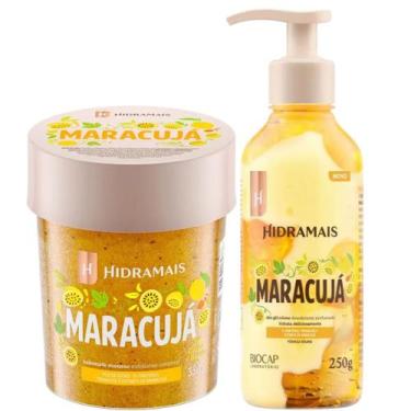 Imagem de Kit Maracujá 1 Sabonete Esfoliante 350g + 1 Duo Gel Creme 250g Hidrama