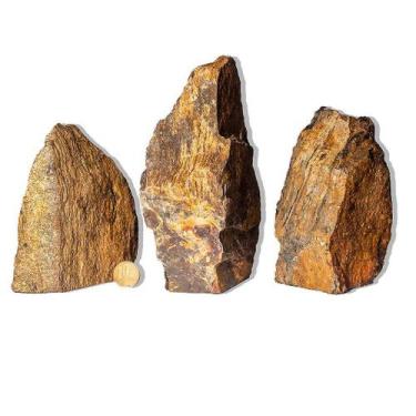 Imagem de Bronzita Pedra Pé Serrado Natural 1 a 2 Kg 15 a 20 cm Tipo B - Cristai