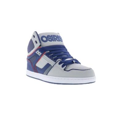 Imagem de Osiris Tênis de skate masculino NYC 83 CLK, Azul-marinho/cinza/vermelho, 40