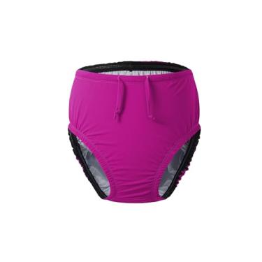 Imagem de EEOST Fraldas De Banho Reutilizáveis Para Adultos, Roupa Necessidades Especiais Incontinência, Capas Pano À Prova D'Água E Vazamentos, Unissex (Rosa, P)
