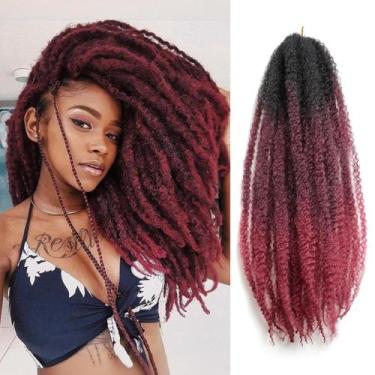 Imagem de Extensões de cabelo BYKSVIOC Marley Twist 24 polegadas, 8 pacotes