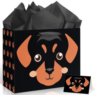 Imagem de Peconal Bolsa de presente Dachshund para crianças, meninos e meninas
