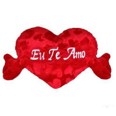 Imagem de Pelúcia Coração Te Amo 54 x 25 Cm
