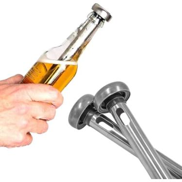 Imagem de Kit 2 Bastões Resfriadores de Bebidas em Aço Inox – Mantenha Cerveja e Refrigerante Sempre Gelados – Ideal para Garrafas Long Neck, Vinho e Outras Bebidas