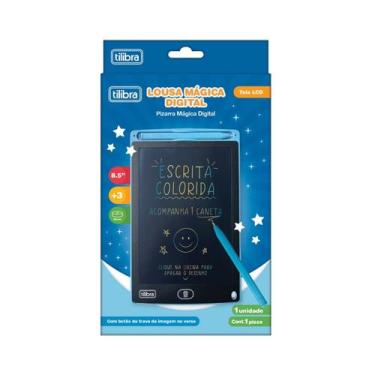 Imagem de Lousa Mágica Digital LCD 8.5 Polegadas - Escrita Colorida - Tilibra, Ú