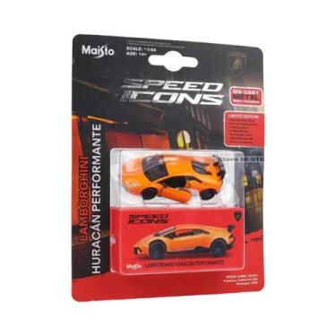 Imagem de Modelo De Carro Ferrari SF90 E Lamborghini 37 Em Liga Completa De Meta