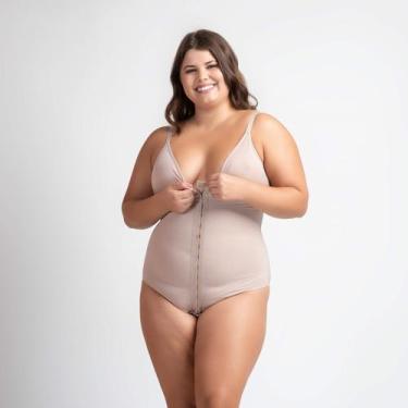 Imagem de Body Modelador Pós Cirúrgico Frontal Lipo Pós Parto Cirurgia Lucitex, 