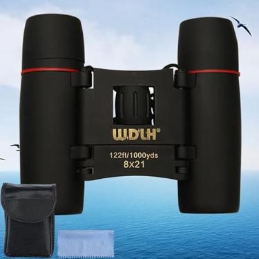 Imagem de Binóculos de bolso 8 x 12 para adultos, mini binóculos dobráveis leves para viagens, caminhadas, teatro, eventos ao ar livre, observação de pássaros