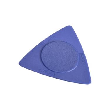 Imagem de Palheta de guitarra 0,5/0,75/1 mm, palhetas de palhetas de guitarra para ukulele baixo acústico elétrico, acessório de instrumento musical (azul)
