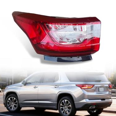 Imagem de SUPUMAN Conjunto de luz traseira de LED compatível com Chevy Traverse 2018 2019 2020 2021 substituição de lâmpadas traseiras de freio traseiro (lado esquerdo do motorista)