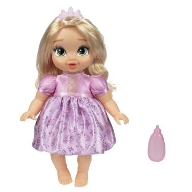 Imagem de Boneca Disney Princess Rapunzel com garrafa e tiara