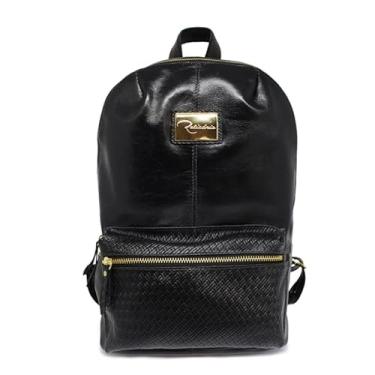 Imagem de Mochila Feminina de Couro Bruna - Preta