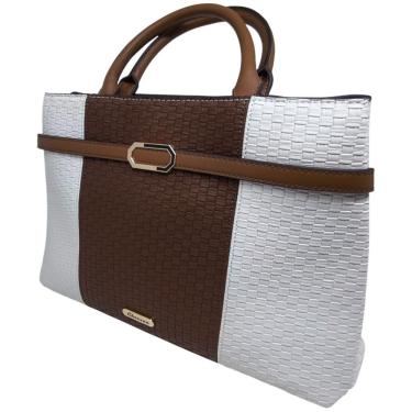 Imagem de Bolsa Feminina Moderna Detalhe Fivela Alça Removível Chenson