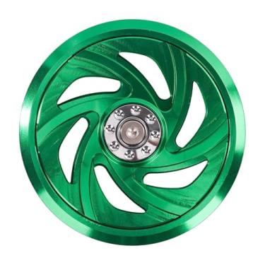 Imagem de Mqetly Protetor de ventoinha para motocicleta, fácil de instalar, leve, acessório de reposição para proteção da ventoinha de refrigeração do motor, Verde