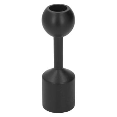 Imagem de Aqur2020 Suporte de Vela de Madeira Coluna Romana Preta Vintage, Ornamento Decorativo Requintado de, Adequado para Mesas de Jantar e Salas de Estar