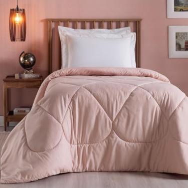 Imagem de Cobertor Grosso Edredom Solteiro Alto Padrão 200 Fios Dupla Face Unique – Toque Macio e Confortável (Rose)