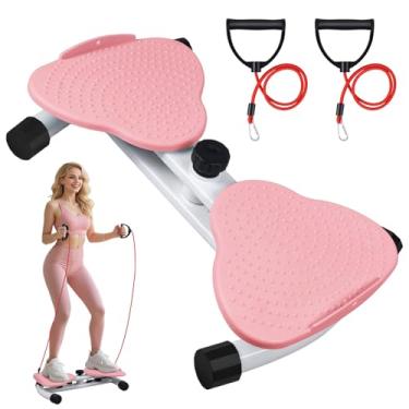 Imagem de Máquina de torção de cintura, placa de torção abdominal com faixas de resistência – 136 kg de capacidade para torcer a cintura, ferramenta de fitness, treino básico - sem ruído e antiderrapante para