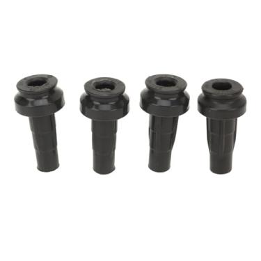 Imagem de Kit com 4 peças de revestimento para cabos de ignição, bobina de ignição e bota para velas de ignição, compatível com diversos modelos como 206, 206, 207, 307, 308, 408 e C2 C4.