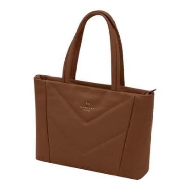 Imagem de Bolsa Feminina Shoulder Couro Mariart Graviola Camel-Unissex