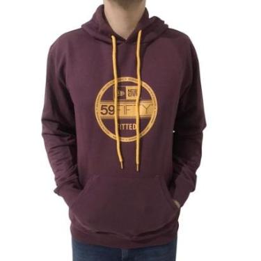 Imagem de Blusa New Era 59 Bordô-Masculino