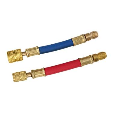 Imagem de Akozon Conjunto de Adaptador de Ar Condicionado de Latão de 8 Unidades - Conector Multiuso para Ferramentas de Refrigeração R134A/R12 - Ideal para Várias Necessidades de HVAC (Ako